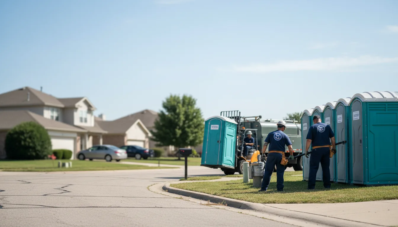 Porta Potty Rental in Hitchcock, TX near me